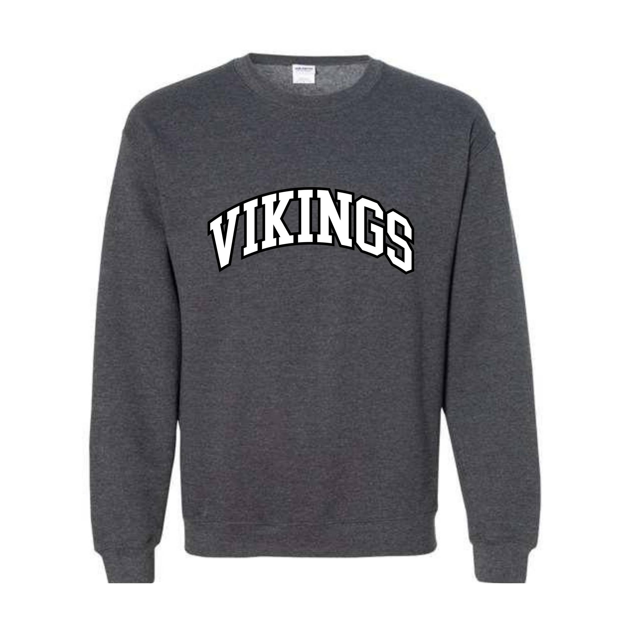 Vikings Football Team Sweatshirt, Go Vikings Sweatshirt, Leopard Go Vikings Tee, Vikings Mascot Sweatshirt, Vikings Cheer Tee