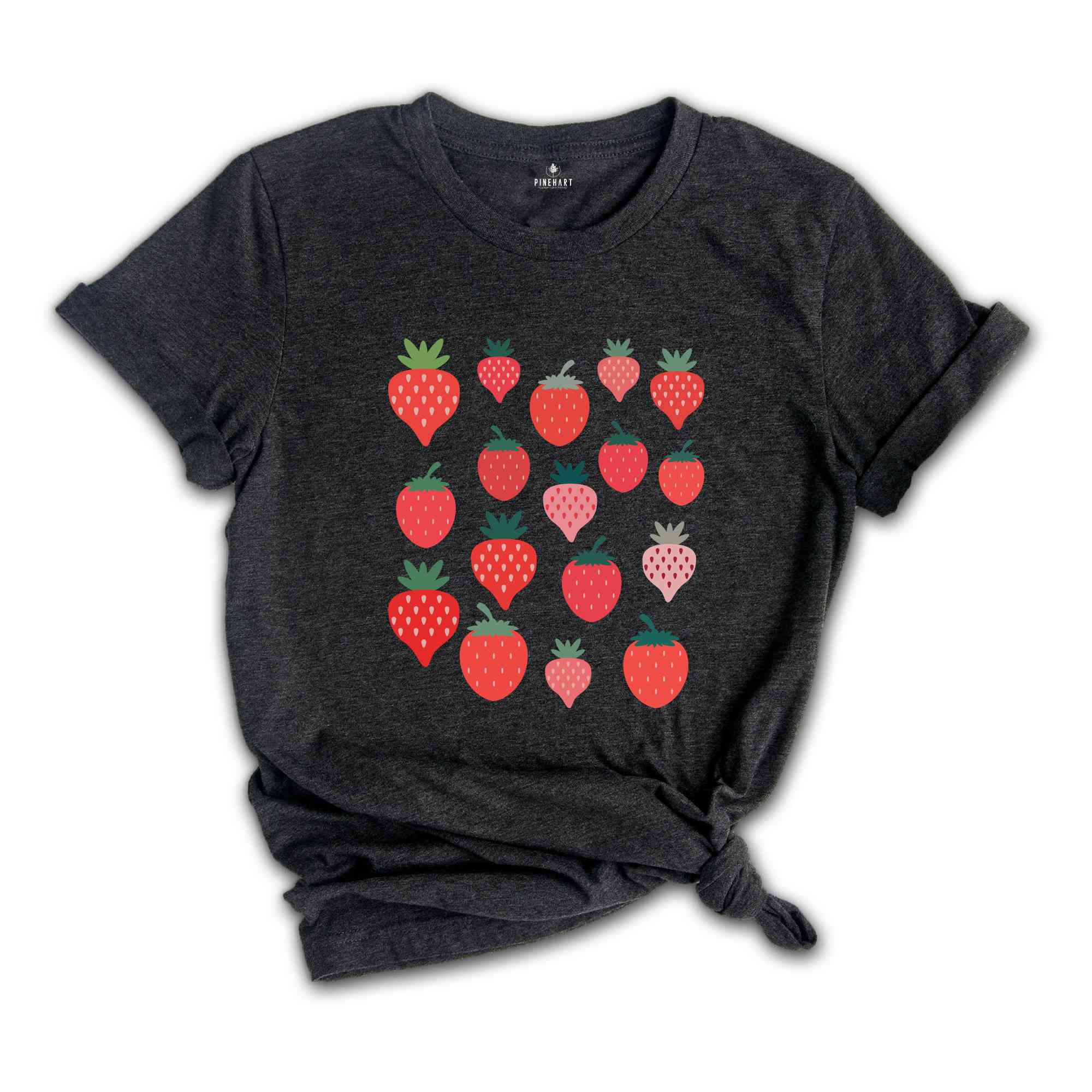 Strawberries Shirt, Strawberry Shirt, Garden Shirt, Fruits Shirt, Cute Strawberry Shirt, Botanical Shirt, Cottagecore Shirt