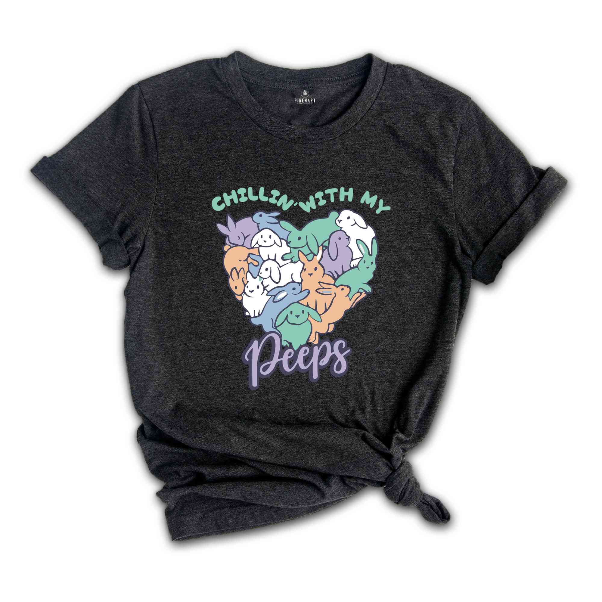 Chillin With My Peeps Shirt, Easter Bunny, Retro Easter Shirt, Funny Easter Tee, Easter Matching Shirts, Cute Easter Gifts