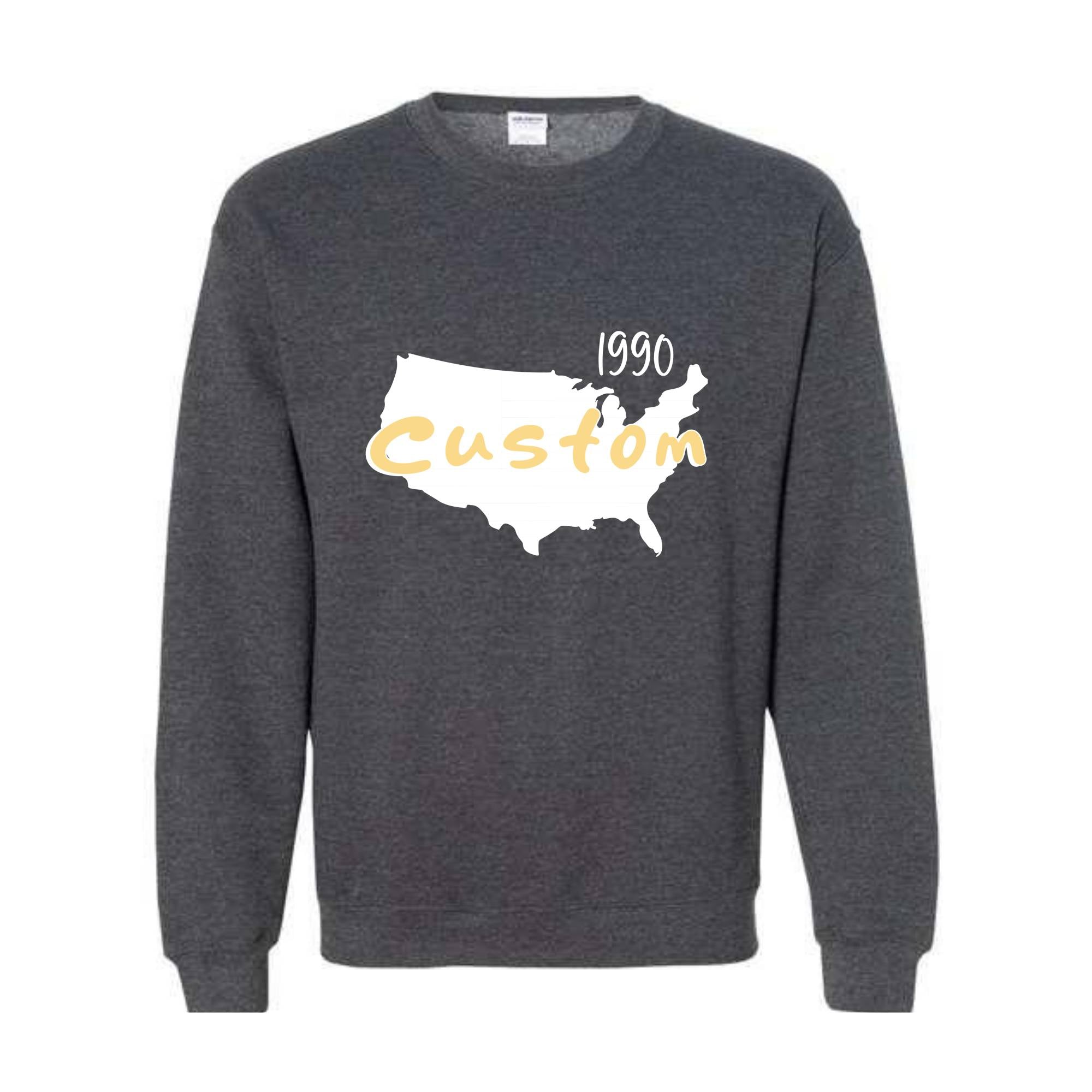 Custom your State Sweater, States Sweater, Taxes Sweater, Boston Sweater, States Name, Custom Date the state was founded Sweater