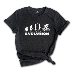 Biker Evolution Shirt, Gift for Biker, Motorbike Shirt, Dirt Bike Shirt, Cycling Shirt, Gift for Boyfriend, Biker Birthday Shirt