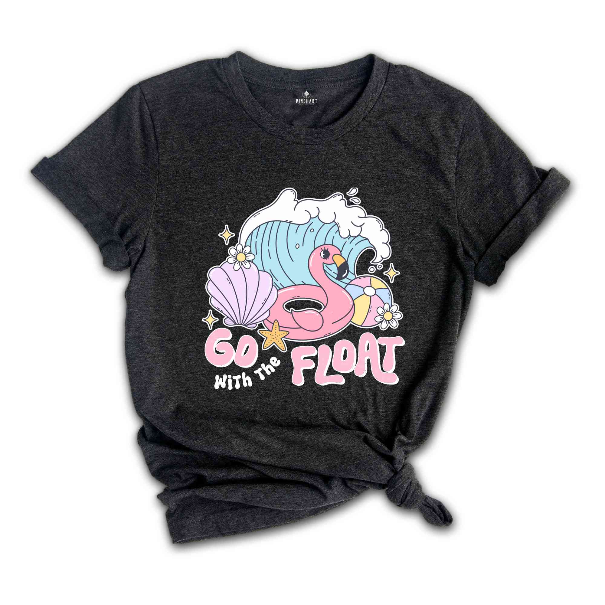 Go With The Float Shirt, Summer Vibes Shirt, Vacation Shirt, Fun Summer Shirt, Summer Camp Shirt, Cute Summer Shirt, Beach Shirt