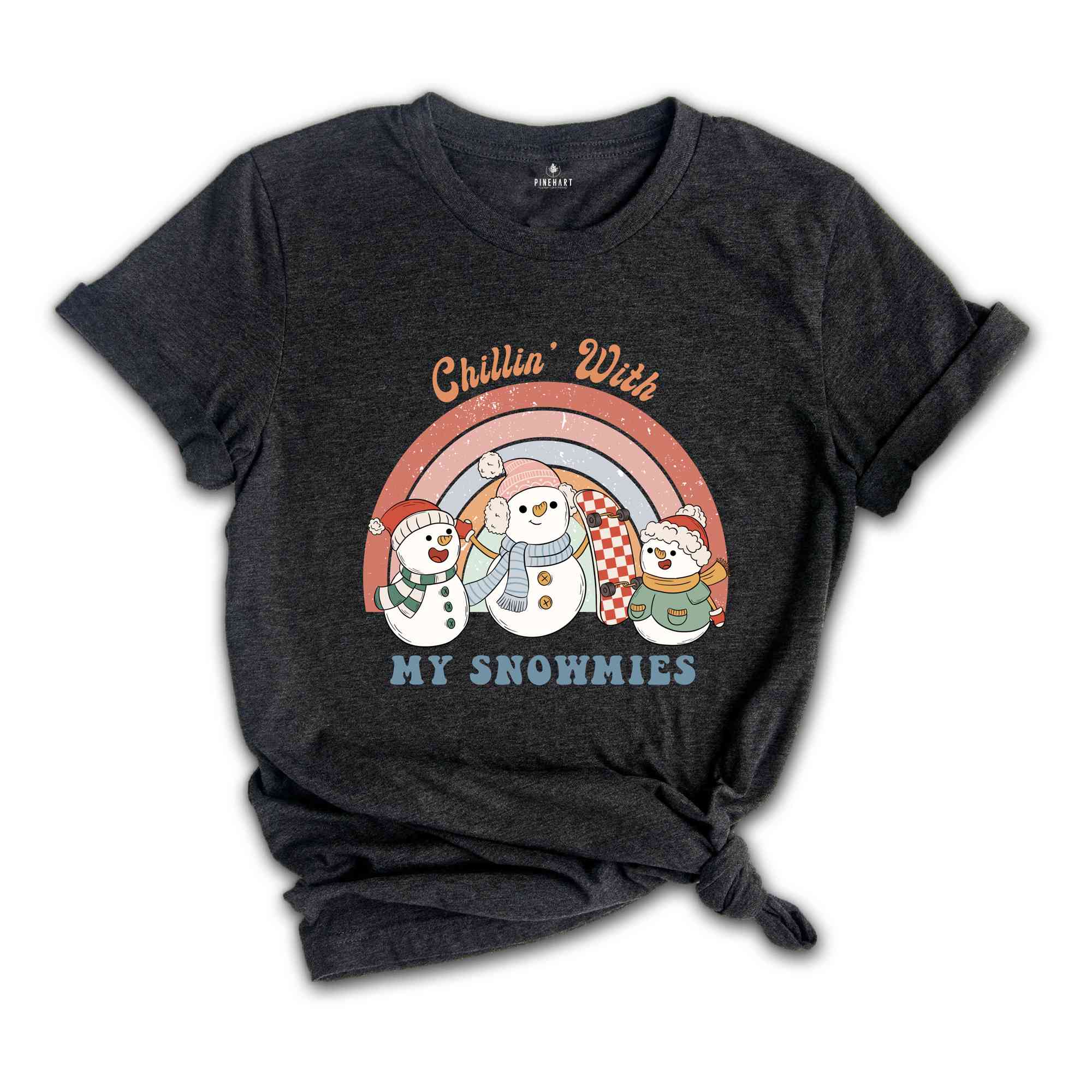 Chillin' With My Snowmies Shirt, Cute Christmas Shirt, Funny Christmas Shirt, Christmas Party Shirt, Christmas Gift, Christmas Tshirt