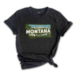 Retro State Of Montana Shirt, State Of Montana Shirt, State Shirt, Montana Shirt, Montana Lover Shirt, Family Trip Shirt, Travel Shirt