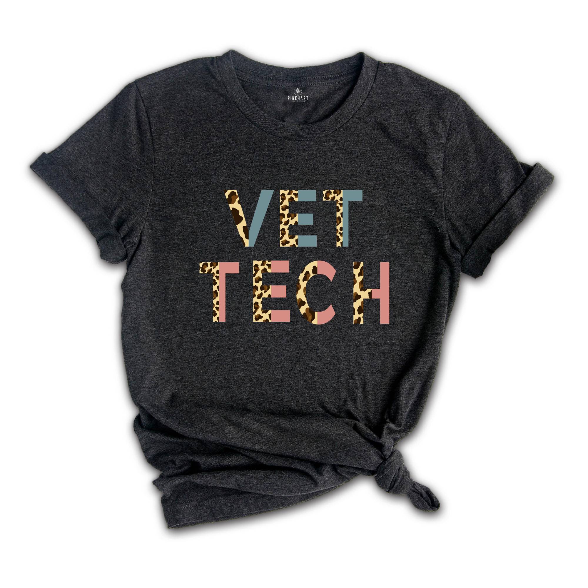 Vet Tech Leopard Shirt, Leopard Shirt, Veterinarian Gift, Vet Tech Gift, Vet Tech Cheetah Shirt, Veterinarian Shirt,