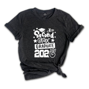 Second Grade Graduate 2024 Shirt, Kids End of School Tee, Bye Bye School Tee, Last Day Of School Tee, Second Grade Shirt