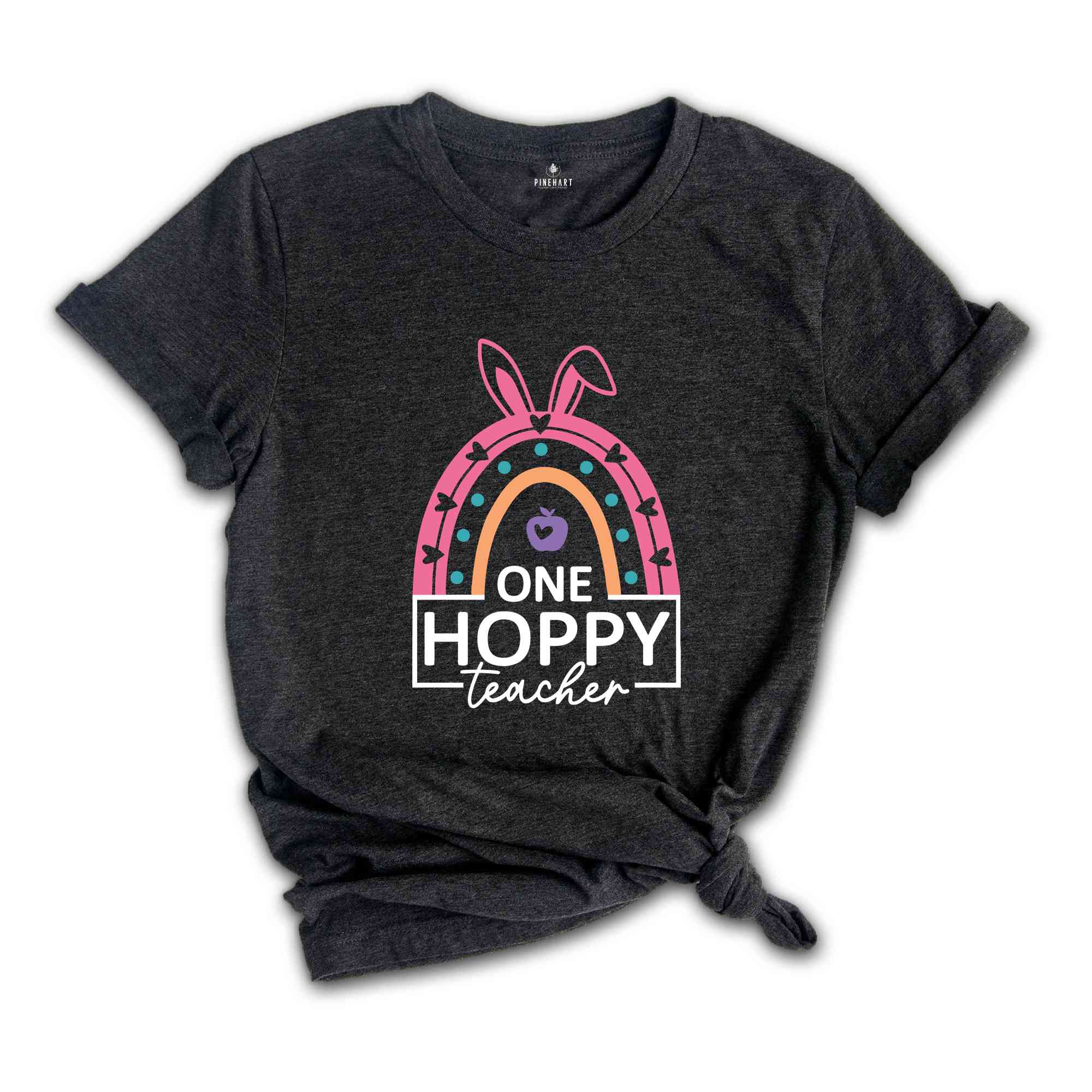 One Hoppy Teacher, Teacher Bunny Shirt, Cute Easter Shirt, Easter Day Shirt, Teacher Appreciation, Gift For Teacher, Teacher Easter Gift