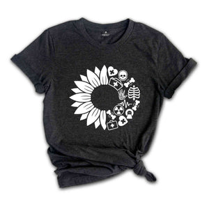 Sunflower Radiology Tech Shirt, X-Ray Tech Tee, Rad Tech T-Shirt, Radiology Life Tee, Technician Shirt