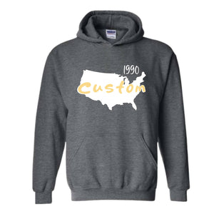 Custom your State Hoodie, States Hoodie, Taxes Hoodie, Boston Hoodie, States Name, Custom Date the state was founded Hoodie