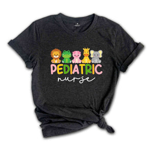 Pediatrics Nurse Shirt, Pediatrics Animal Shirt, PEDS Shirt, Peds Nurse Shirt, Cute Peds Crewneck, Pediatric Nurse Gift