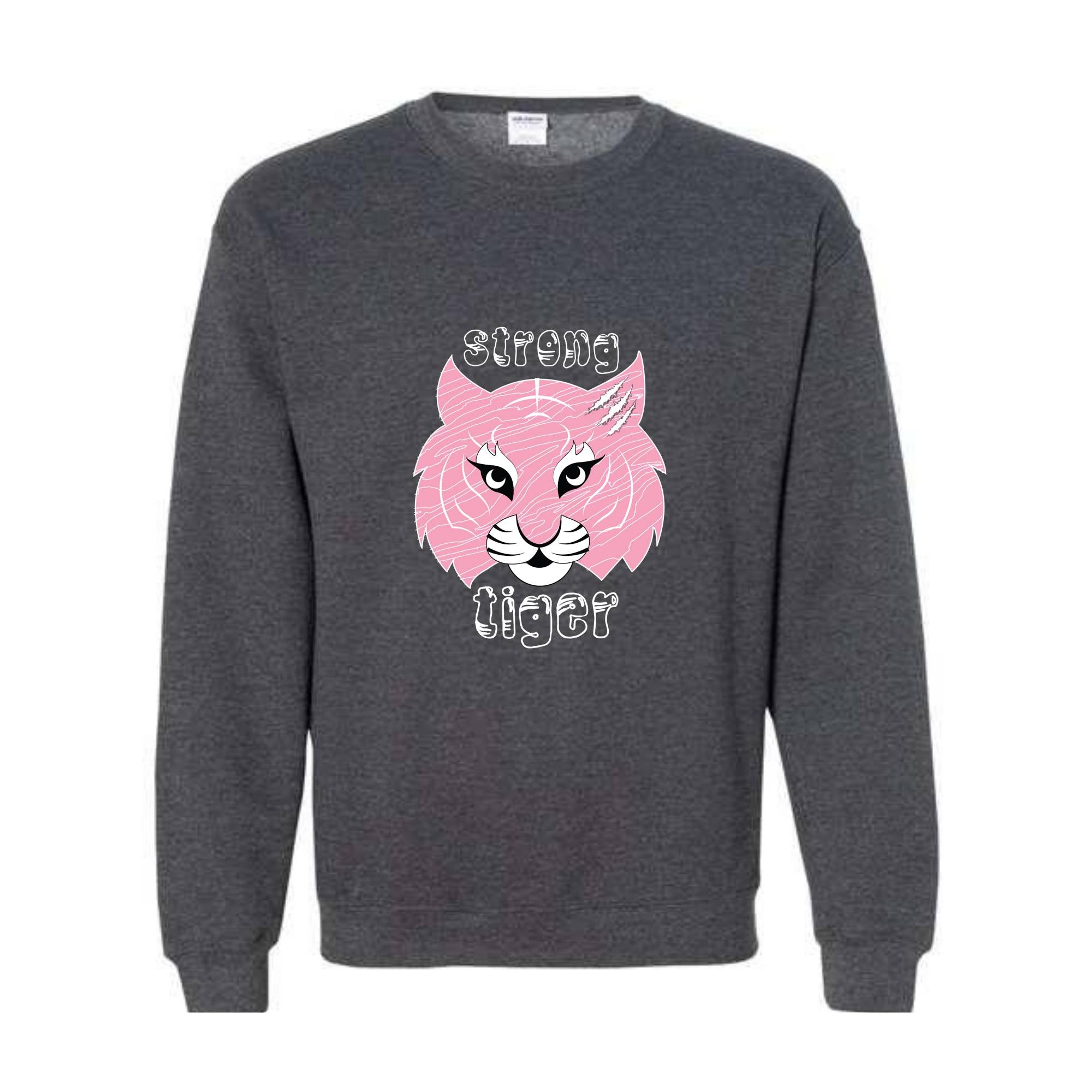 Tiger Sweater, Trendy Sweater, Pink Tiger, Resistance Tiger Sweatshirt, Strong Tiger Sweater, Strong and Resistant Qualities