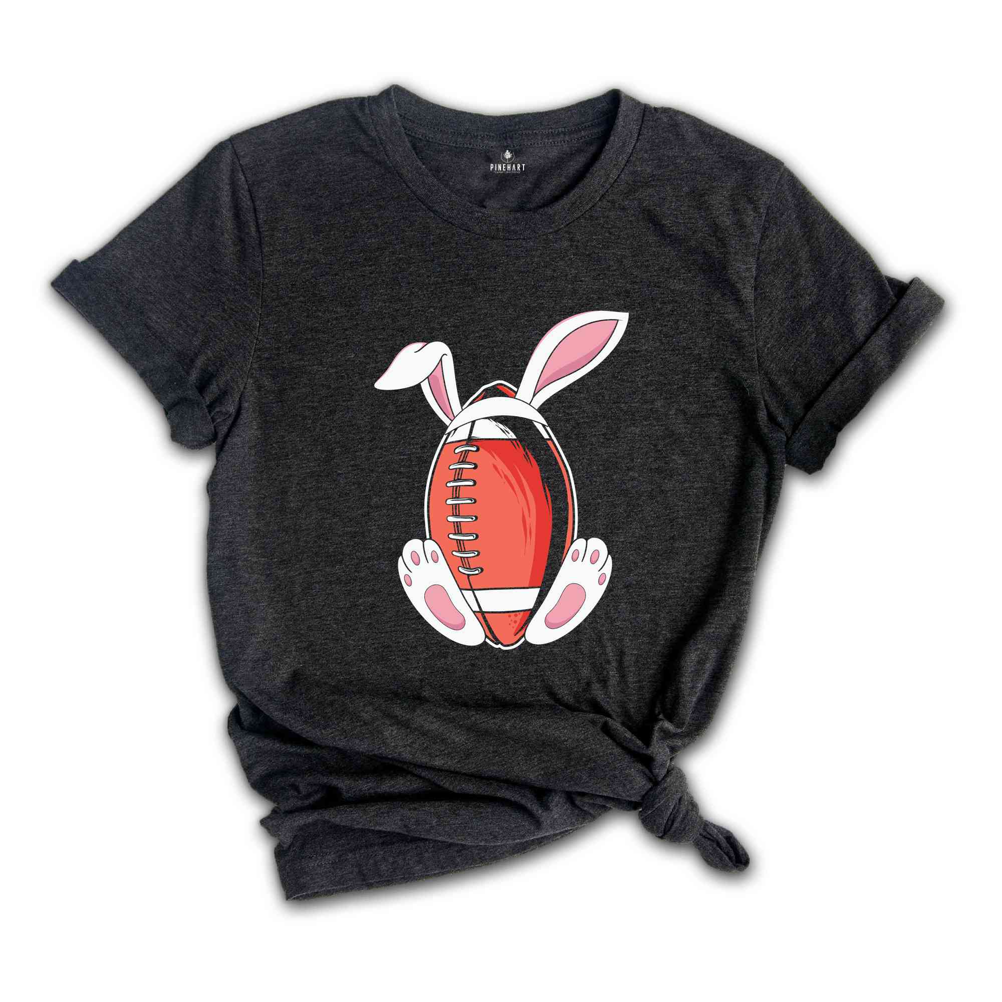 Easter Bunny Football T-Shirt, Easter Football Gift, Football Fan T-shirt, Matching Family Easter Tees, Funny Easter Tees