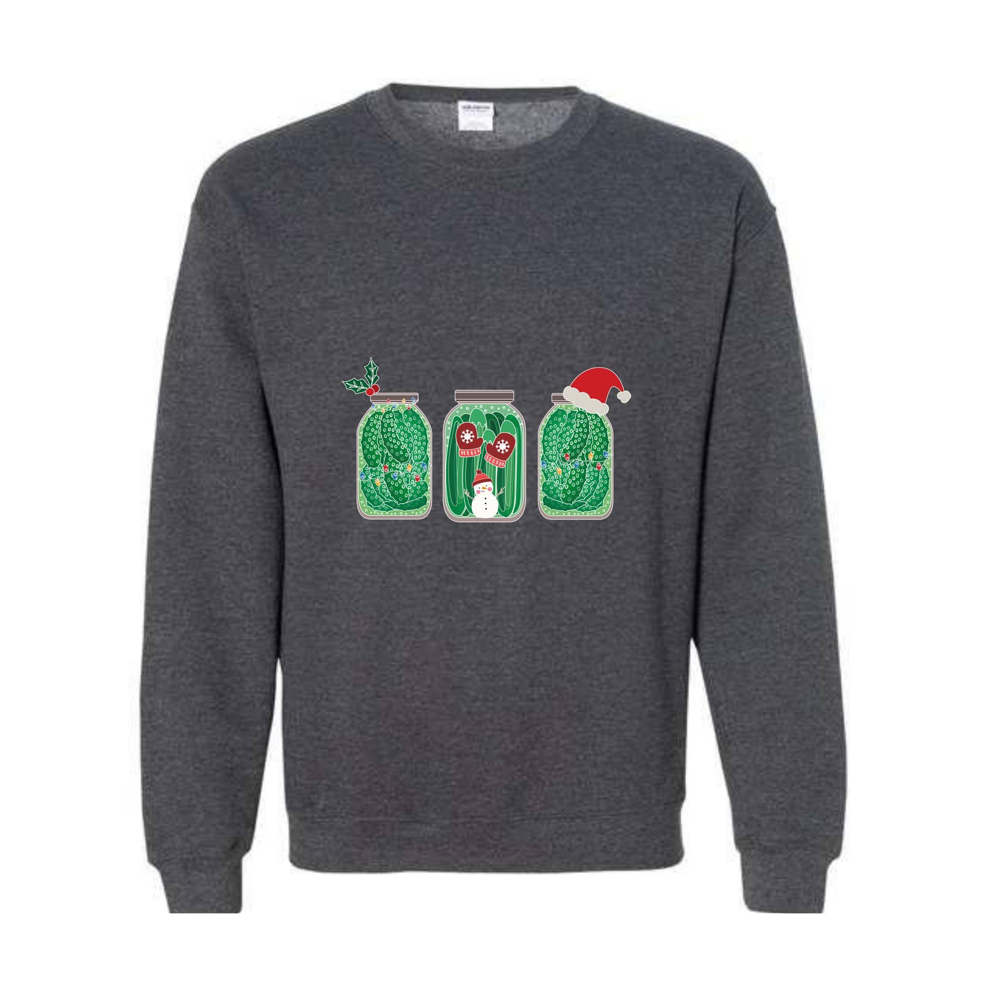 Pickles Christmas Sweatshirt, Pickles Sweatshirt, Pickle Lover Gift, Christmas Sweatshirt, Foodie Sweatshirt, Christmas Mom Sweatshirt