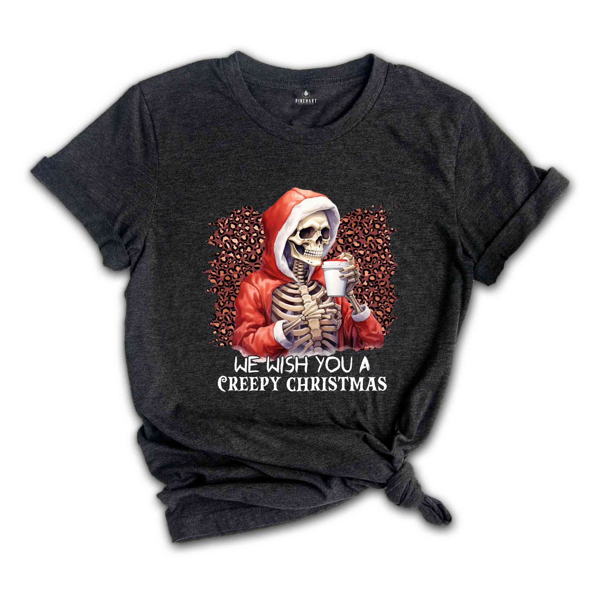 We Wish You A Creepy Christmas Shirt, Christmas Shirt, Santa Claus Shirt, Funny Christmas Shirt, Christmas Coffee Shirt