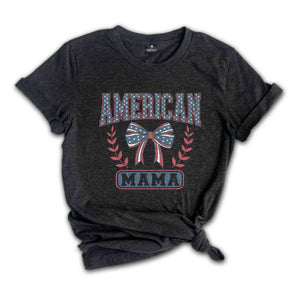 American Mama Retro Shirt, America Shirt, Patriotic Shirt, 4th Of July Shirt, USA Shirt, Red White And Blue, Independence Day Shirt