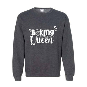 Baking Queen Sweatshirt, Cooking Lover Sweatshirt, Baking , Baking Lover Gift, Baking Sweatshirt, Baker Sweatshirt, Cooking Hood