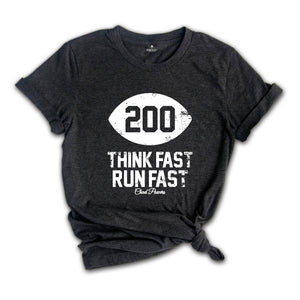 Run Fast T-Shirt, Chad Powers T-Shirt, Football Fan Tee, Inspirational Shirts, Football Lover Gift, Motivational Shirt