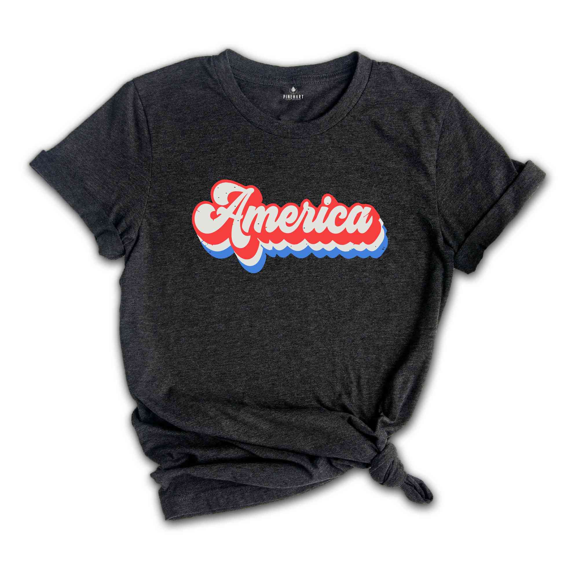 Retro America Shirt, Patriotic Shirt, Cool America Shirt, Memorial Day Tee, Cute Patriotic Shirt, Fourth of July Shirt