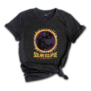 Solar Eclipse 2024 T-Shirt, April 8 2024 Solar Eclipse, Total Solar Eclipse Apparel, Solar Eclipse Shirt