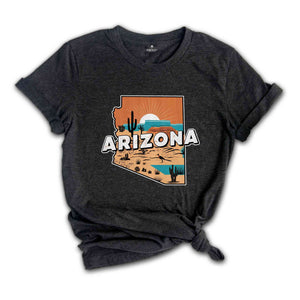 Retro State Of Arizona Shirt, State Of Arizona Shirt, State Shirt, Arizona Shirt, Arizona Lover Shirt, Family Trip Shirt, Travel Shirt