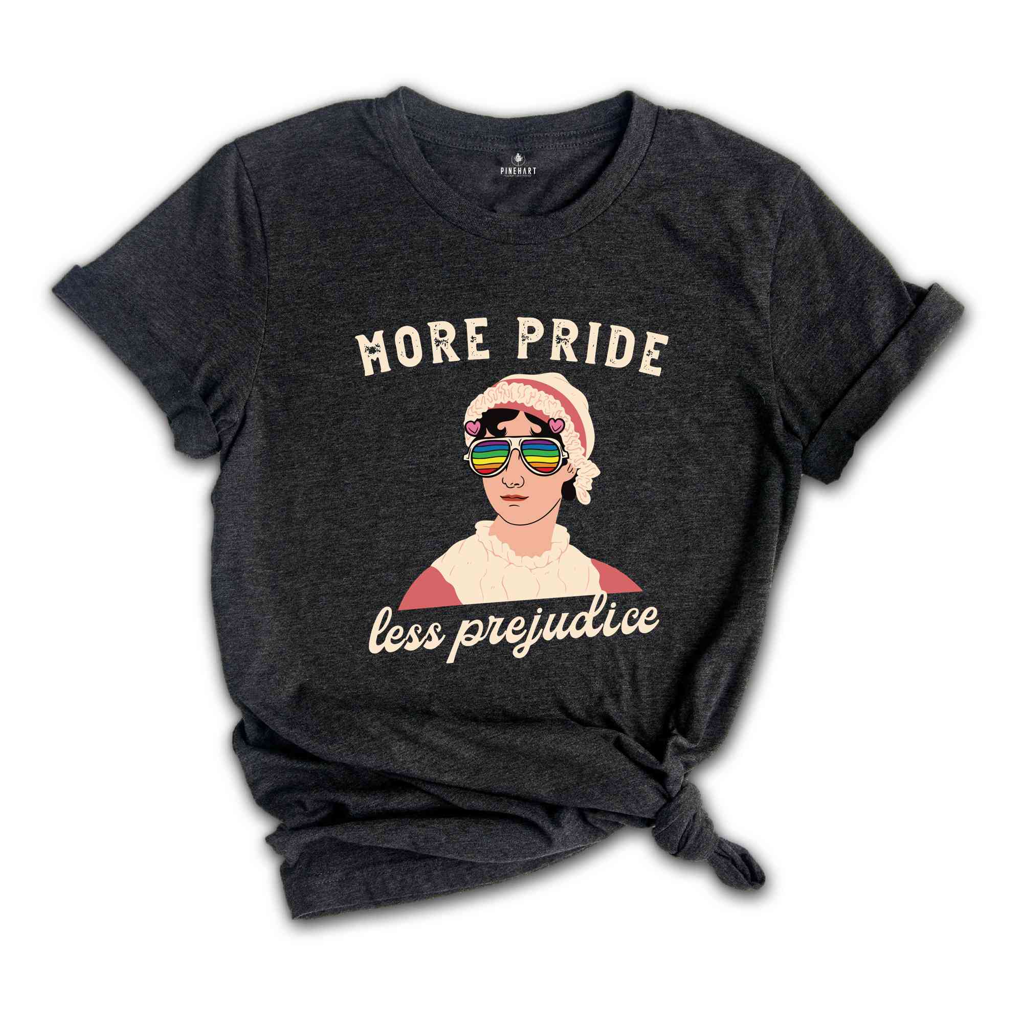 More Pride Less Prejudice Shirt, LGBTQ Tee, Groovy Pride Sweatshirt, Proud Ally T-Shirt, Pride Month Gift, Pride Ally Shirt