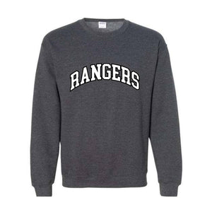 Team Mascot Sweatshirt, Rangers Team, Rangers Football Sweatshirt, Rangers Fan Sweatshirt, Rangers School Sweatshirt