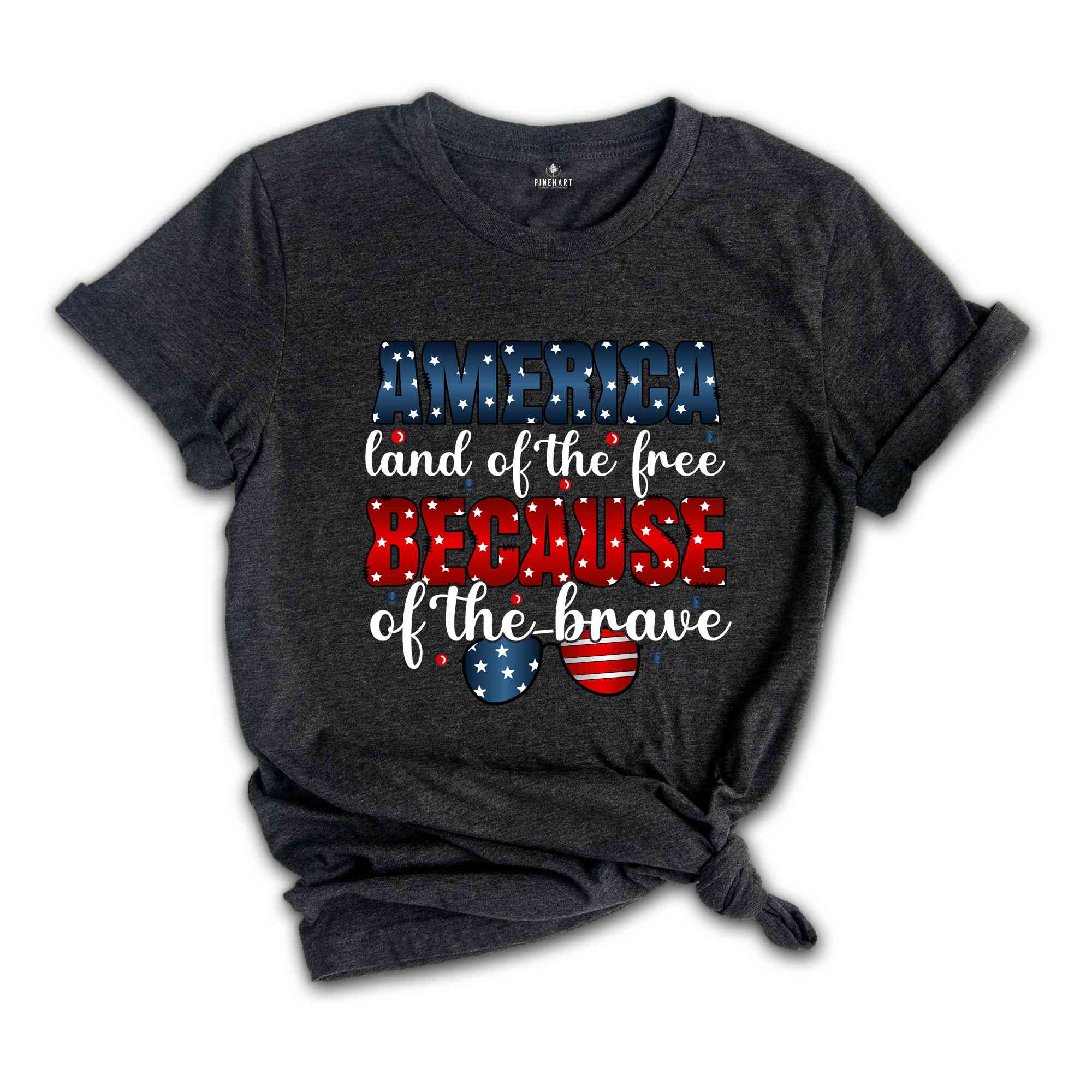 America Land Of The Free Because Of The Brave Shirt, Patriotic Shirt, Independence Day Shirt, 4th Of July Shirt, Retro America Shirt