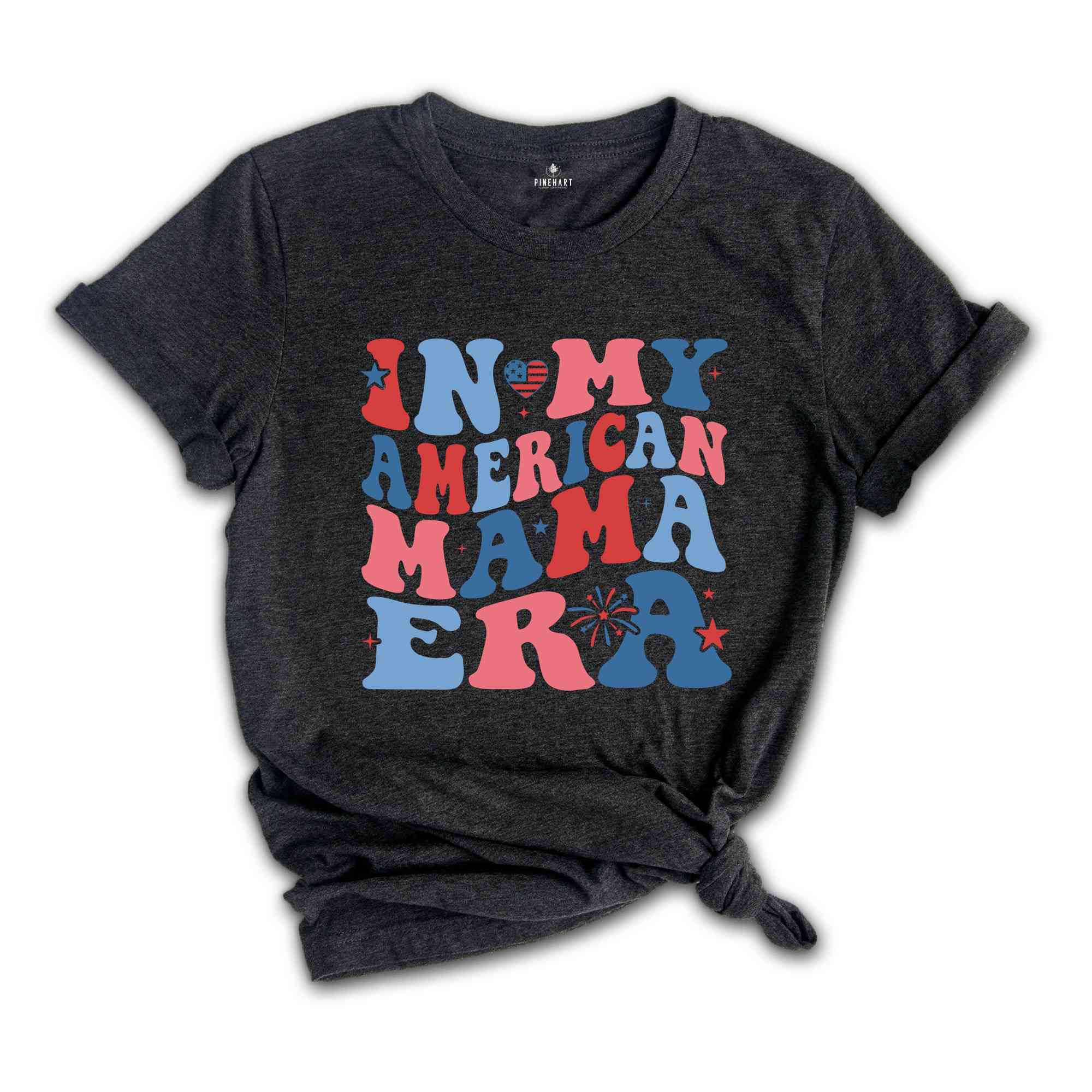 In My American Mama Era Shirt, Fourth Of July Shirt, Patriotic Shirt, Red White Blue Shirt, Independence Day Shirt, July 4th Shirt, USA Tee