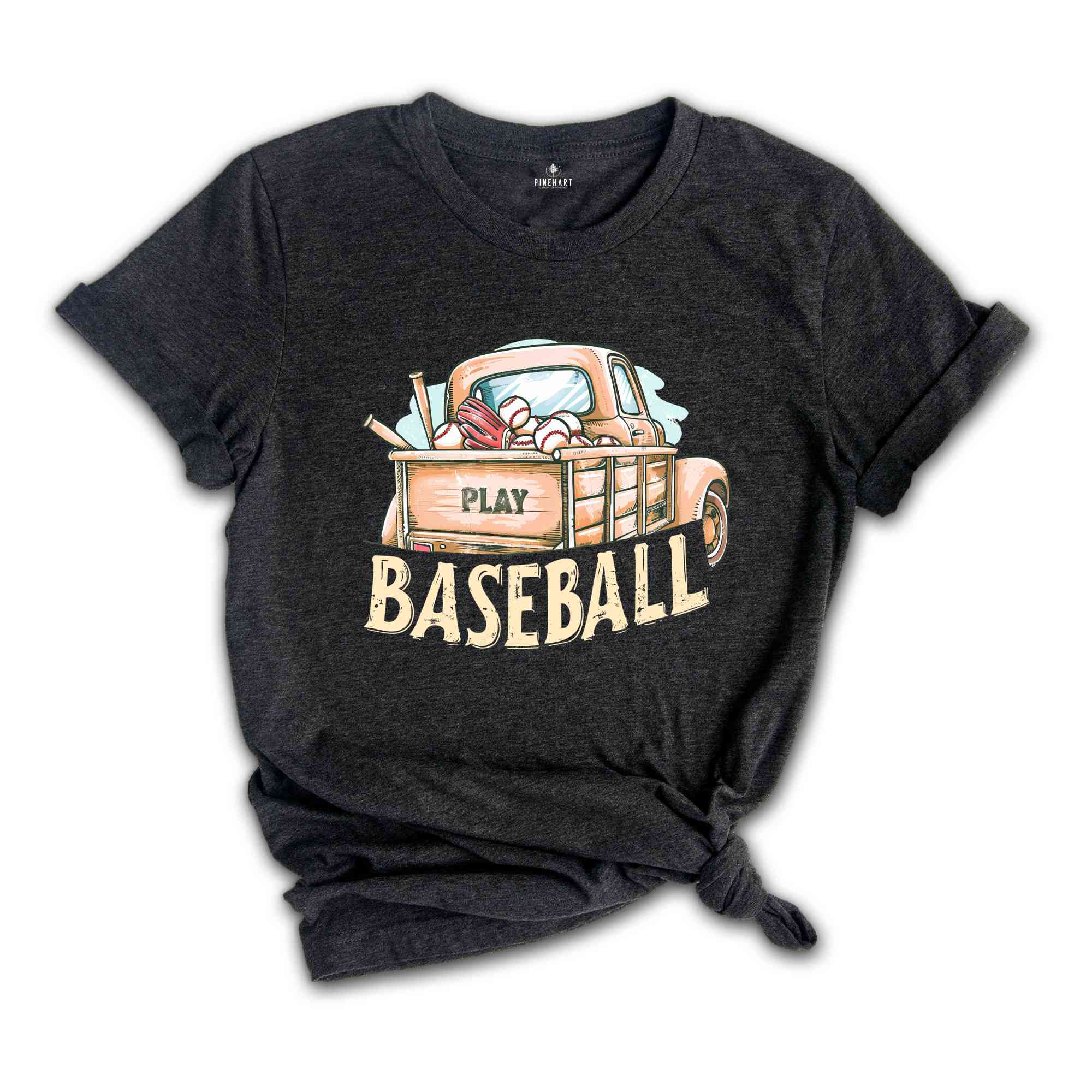 Play Baseball Shirt, Baseball Lover Shirt, Baseball Truck Shirt, Vintage Truck Shirt, Funny Baseball Shirt, Baseball Coach Shirt