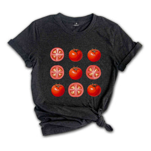 Tomato Shirt, Retro Tomatoes Shirt, Vegetable Shirt, Foodie Shirt, Gardening Shirt, Summer Shirt, Fresh Tomato Tee