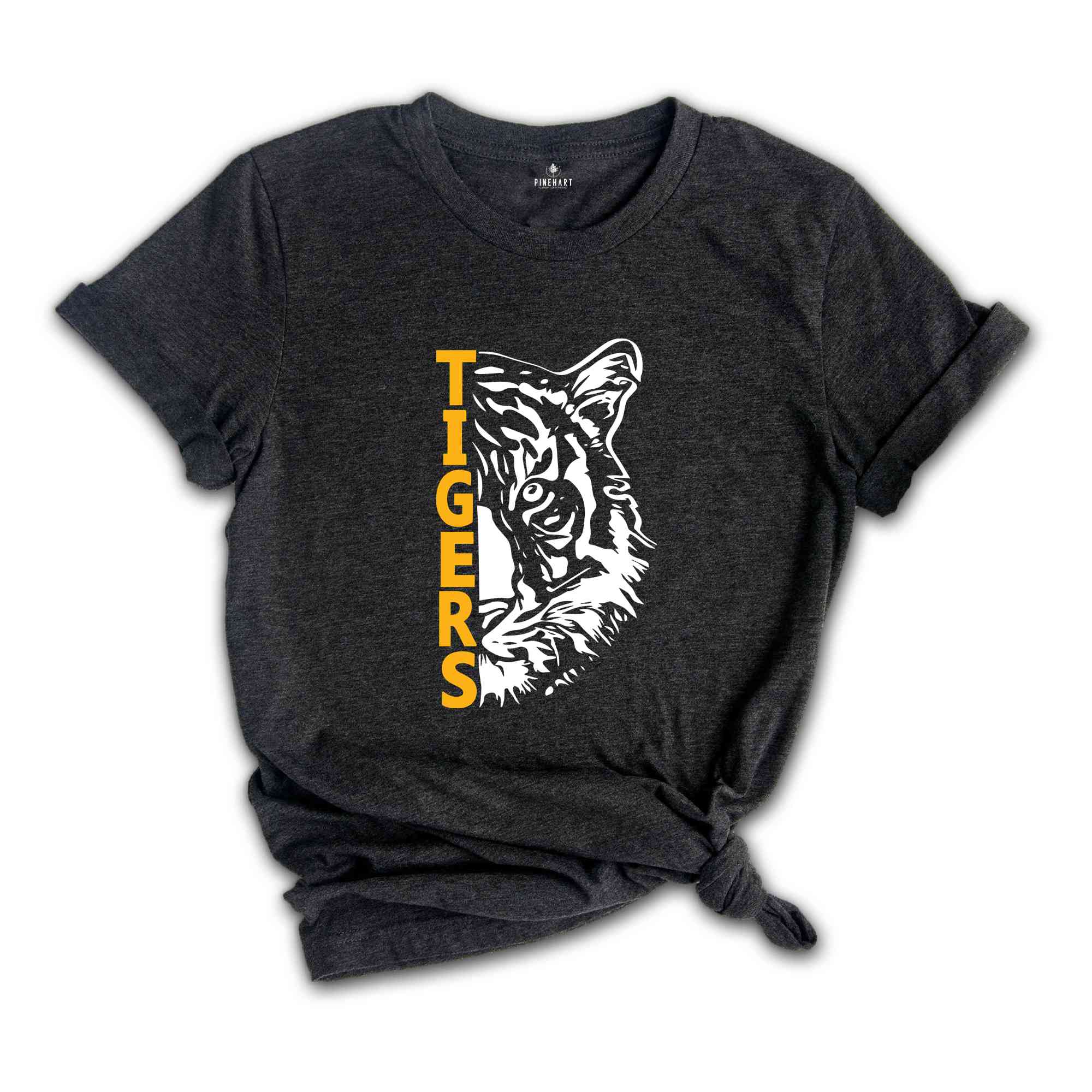 Tigers Mascot Shirt, School Spirit Tee, School Mascot T-Shirt, Tigers Team Gift, Tigers Football Tee, Tigers Fan Shirt