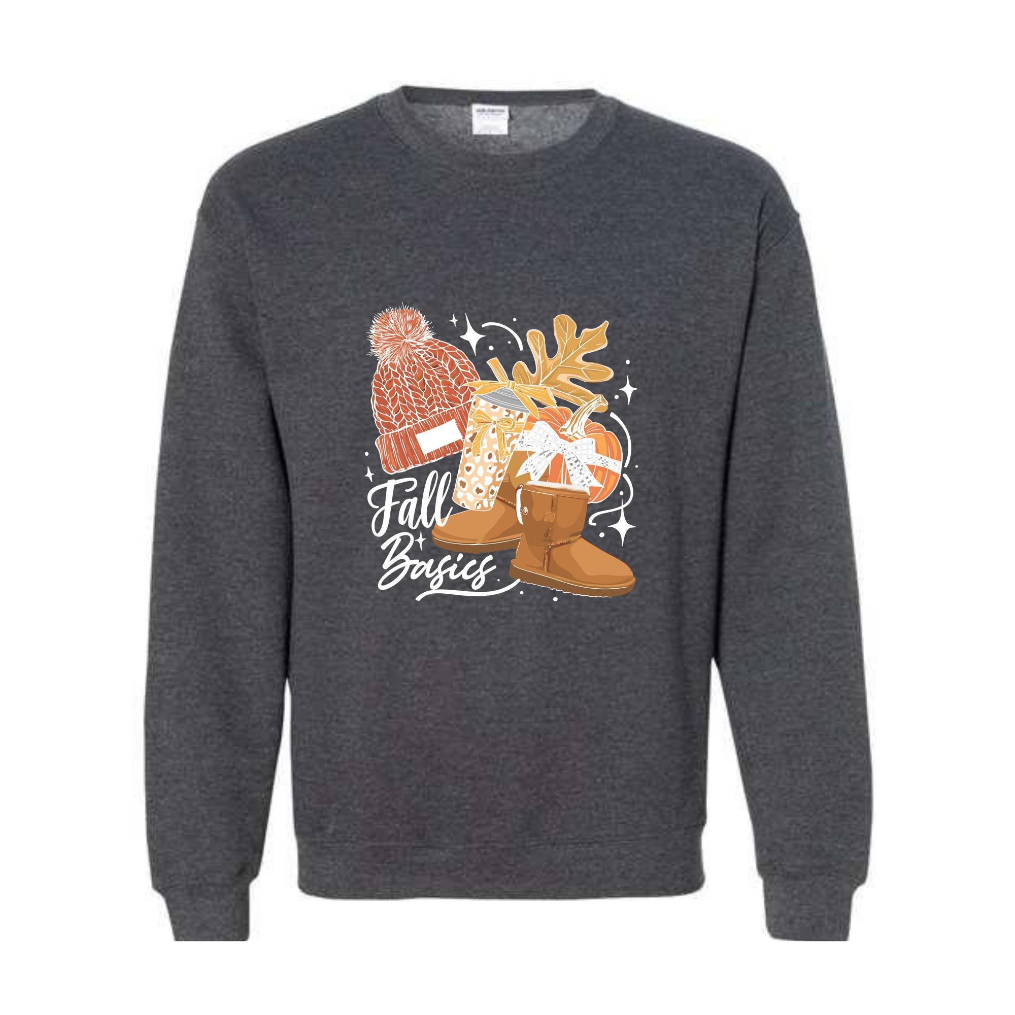 Fall Basics Crewneck Sweatshirt, Coquette Pumpkin Festival Cozy Shirt Sweater, Happy Fall Y’all, Fall Lover Shirt