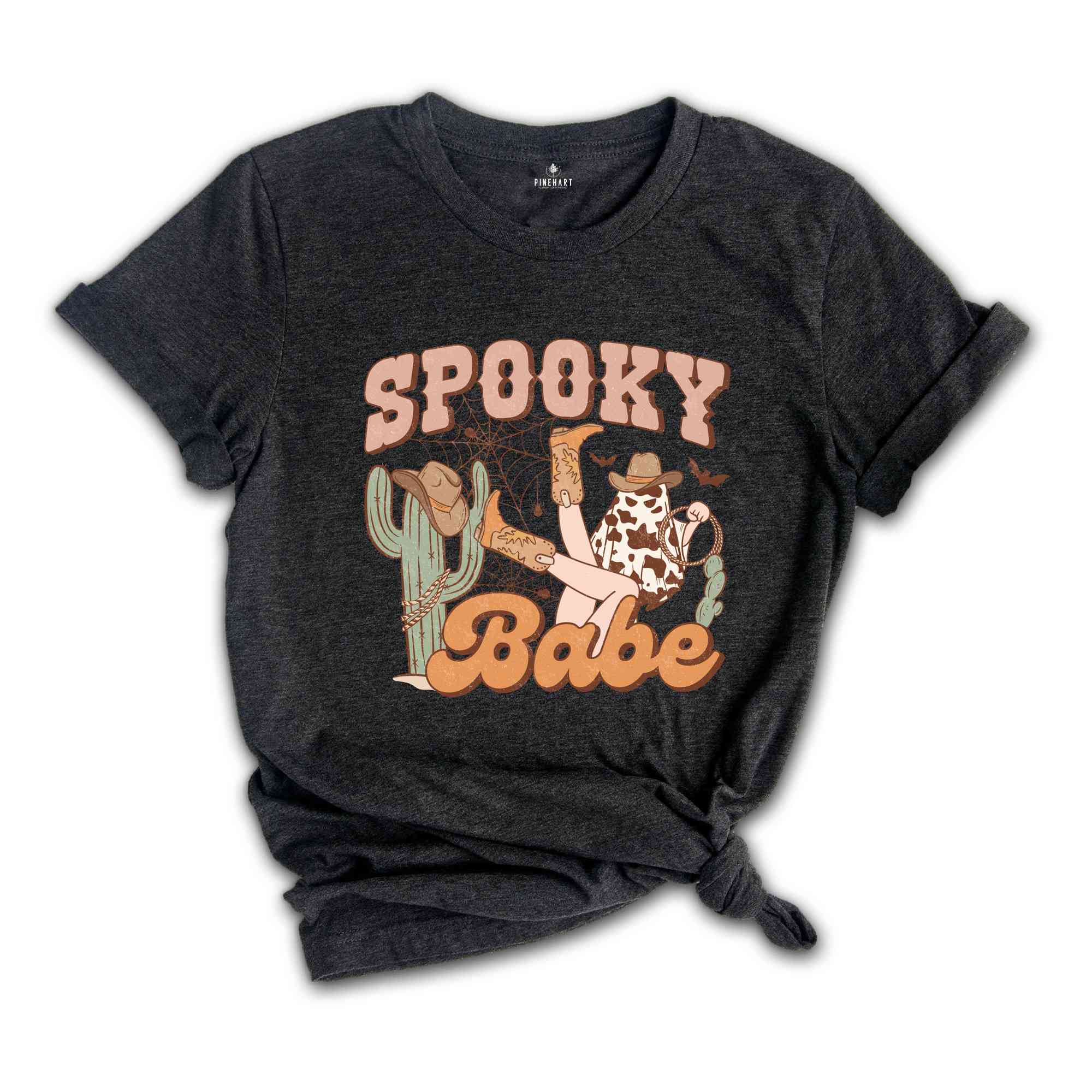 Spooky Babe Shirt, Western Halloween Shirt, Ghost Shirt, Halloween Party T-Shirt, Spooky Shirt, Ghost Shirt, Spooky Season Tee