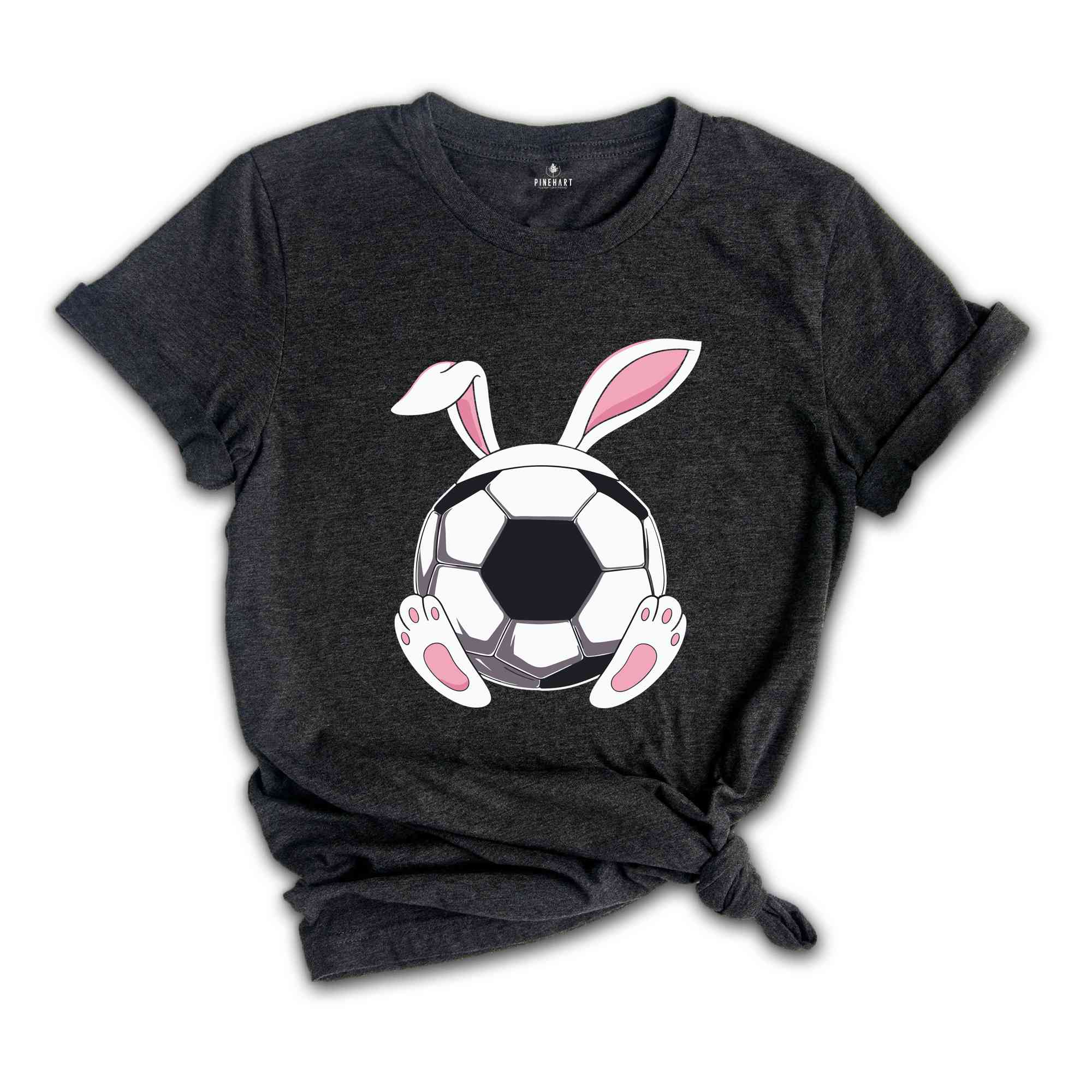 Soccer Bunny Ears Shirt, Funny Easter Shirt, Easter Sports T-Shirt, Bunny Ears Shirt, Happy Easter, Game Day Gift