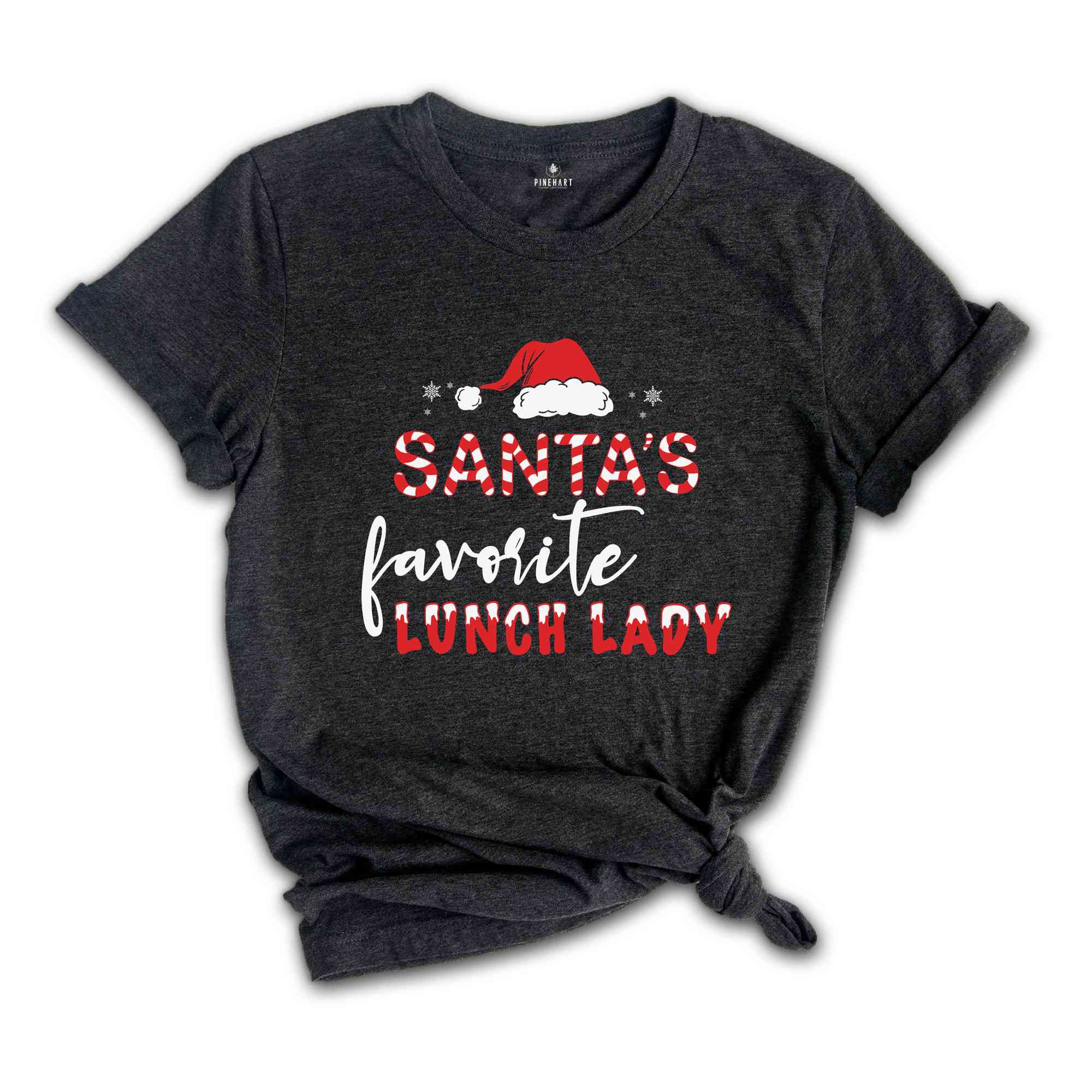 Santa's Favorite Lunch Lady Shirt, Funny Christmas Shirt, Womens Christmas Shirt, Gift For Her, Christmas Party Shirt, Xmas Shirt, New Year