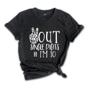 Ten Birthday Shirt, 10th Birthday Shirt, Tenth Birthday, Birthday Shirt, 10th Birthday, Tenth Birthday T-Shirt, Birthday Party Tee