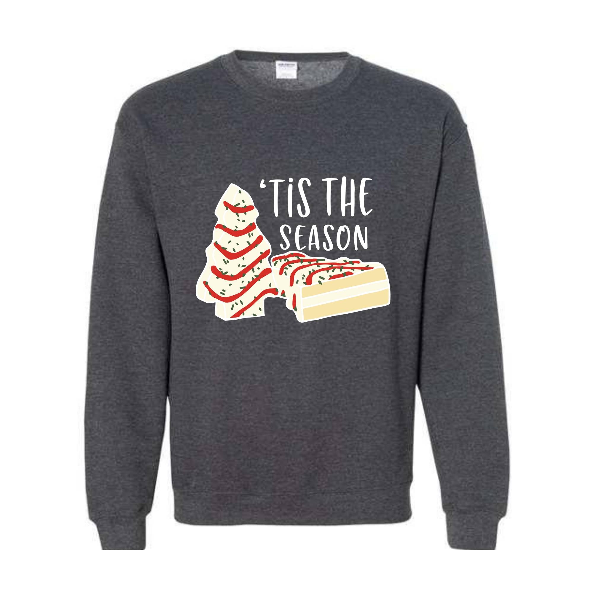 'Tis The Season Sweatshirt, Christmas Season Hoodie, Christmas Sweatshirt, Christmas Cake Sweater, Funny Christmas Gifts