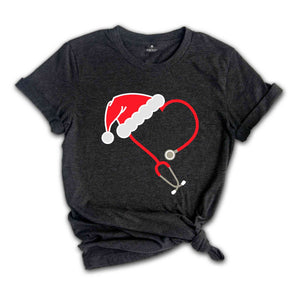 Christmas Stethoscope Shirt, Nursing Tshirt, Cute Christmas Shirt, Christmas Doctor Gift, Nurse Christmas Shirt, Holiday Gift