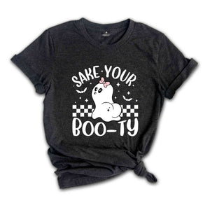 Sake Your Booty Shirt, Girl Halloween Shirt, Sake Your Booty Shirt, Funny Halloween Tee, Spooky Season Shirt, Cute Halloween Shirt, Boo Tee