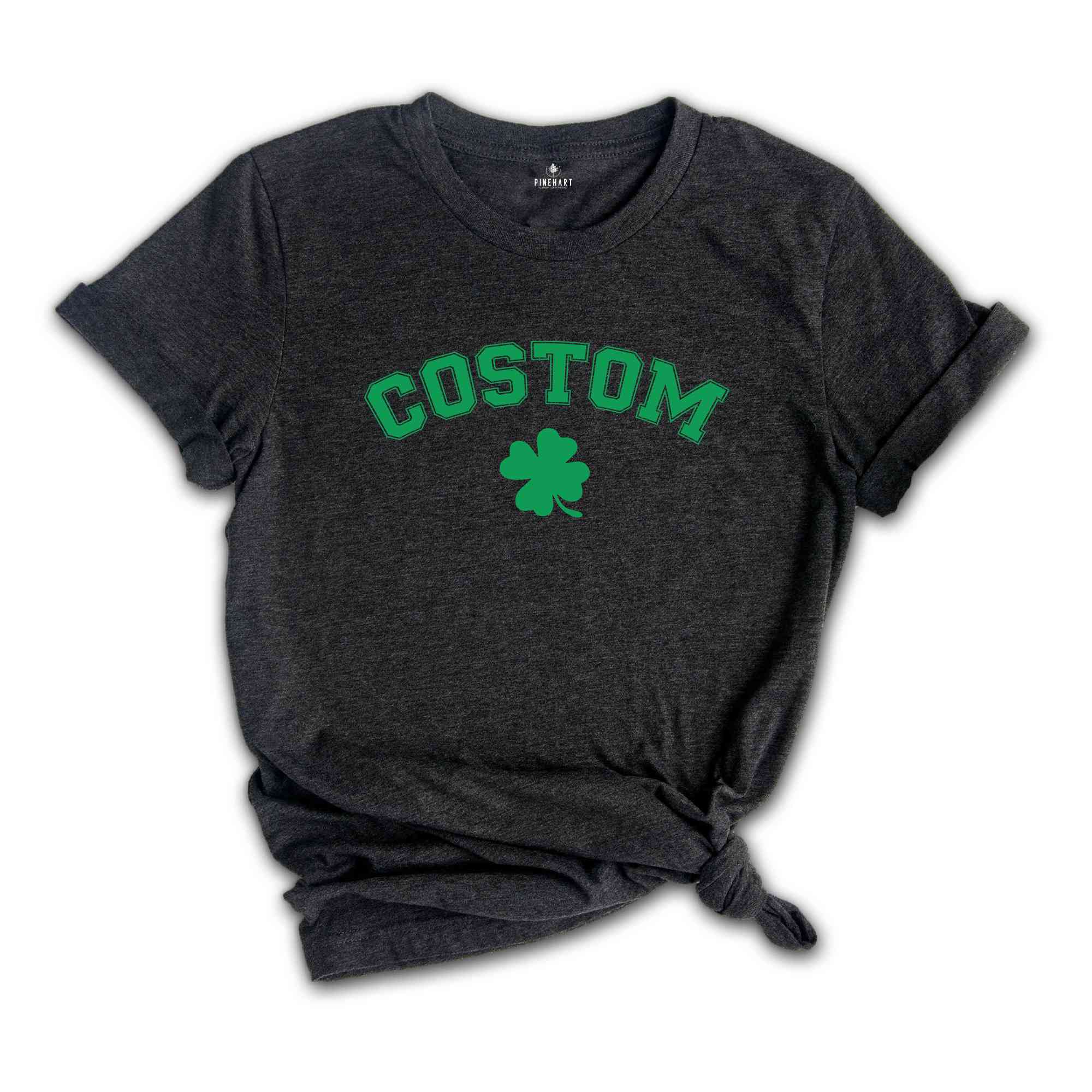 Personalized Shamrock Shirt, Personalized Name Shirt, St Patrick's Day Shirt, Custom Shamrock Shirt, Trendy St Patrick's Shirt