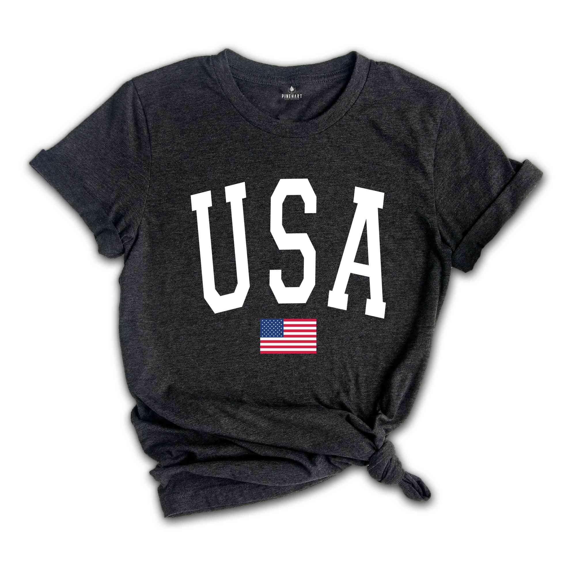 USA Flag T-Shirt, 4th of July Shirt, Patriotic Usa Flag Tee, USA Flag Gifts, Fourth Of July Celebration Outfits