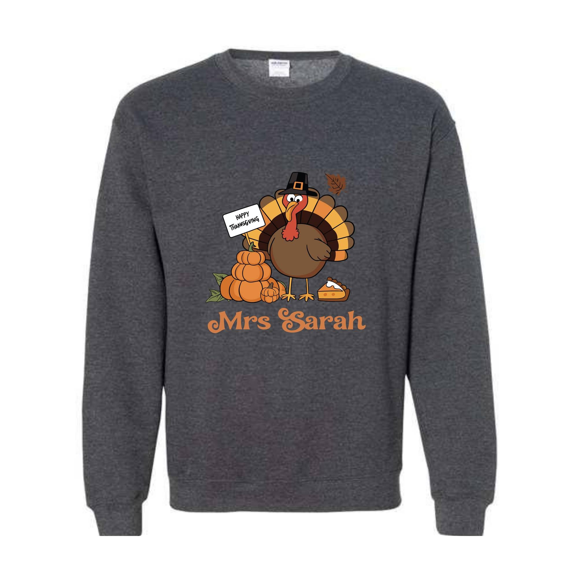 Custom Name Fall Teacher Shirt, I Teach The Cutest Turkeys Shirt, Thankful Teacher Shirt, Turkey Teacher Shirt, Thanksgiving Teacher Shirt