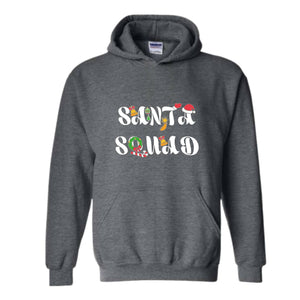 Santa Squad Sweatshirt, Xmas Sweatshirt, Festive Sweatshirt, Xmas Gift, Christmas Squad, Matching Sweatshirts, Holiday Outfit