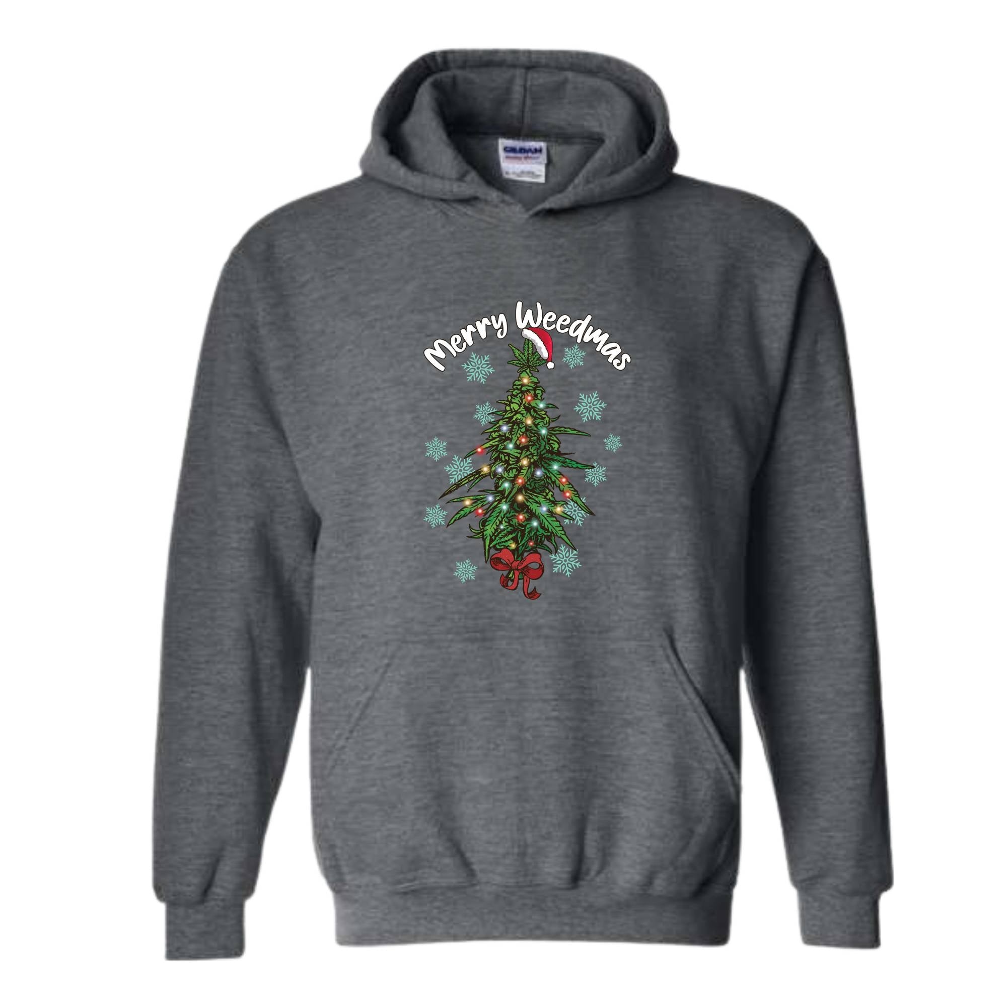 Merry Weedmas Sweatshirt, Christmas Tree Sweatshirt, Christmas Sweatshirt, Santa Claus Sweatshirt, Christmas Gift