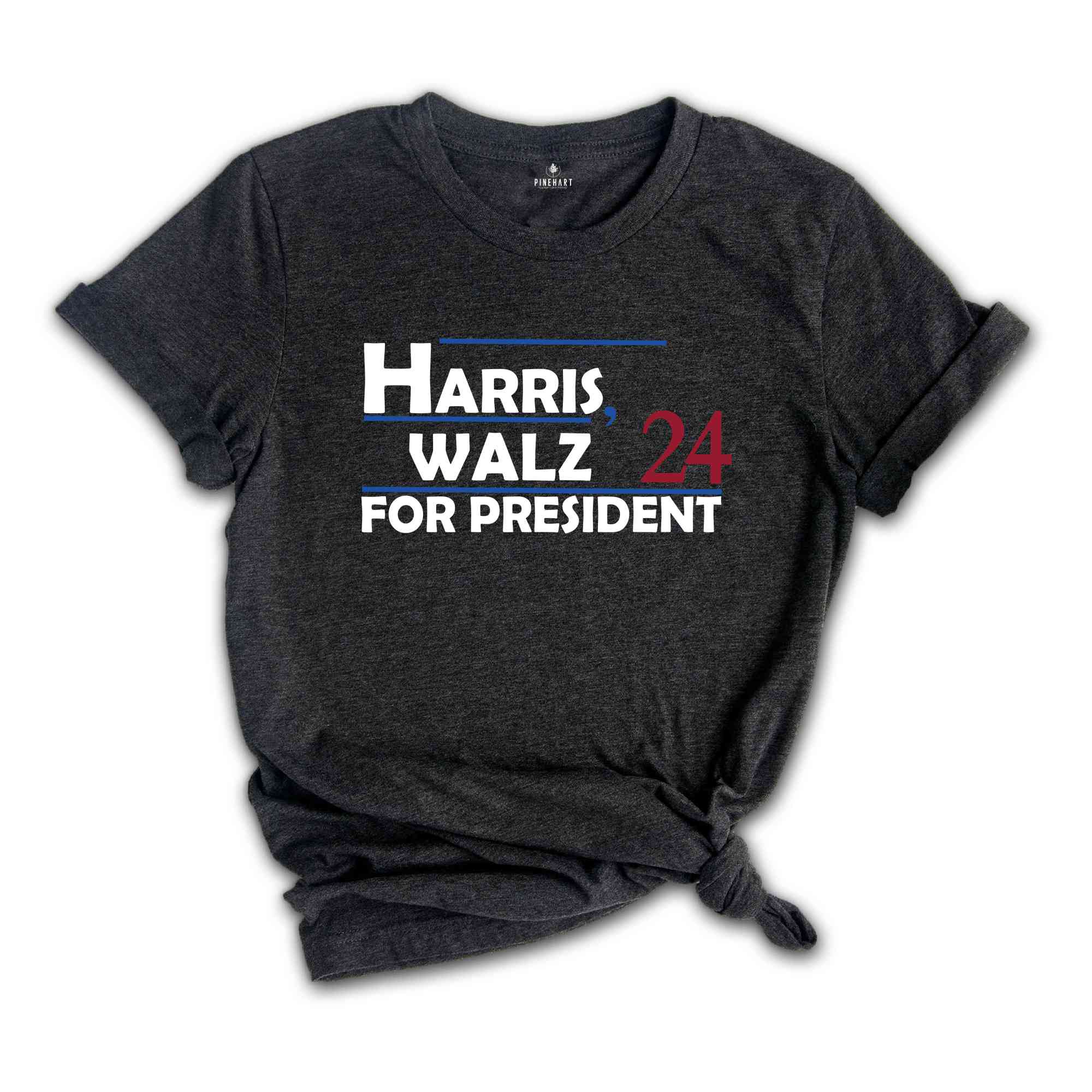 Harris Walz 2024 Shirt, Kamala Harris Shirt, Tim Walz Shirt, Gift for Democrat, Vote Kamala Shirt, Madam President Shirt