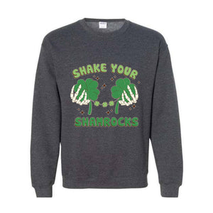 Shake Your Shamrock Sweatshirt, Funny St Paddy's Day Sweatshirt, Shake Your Shamrock Shirt, Cute Saint Patrick's Day Sweatshirt for Women