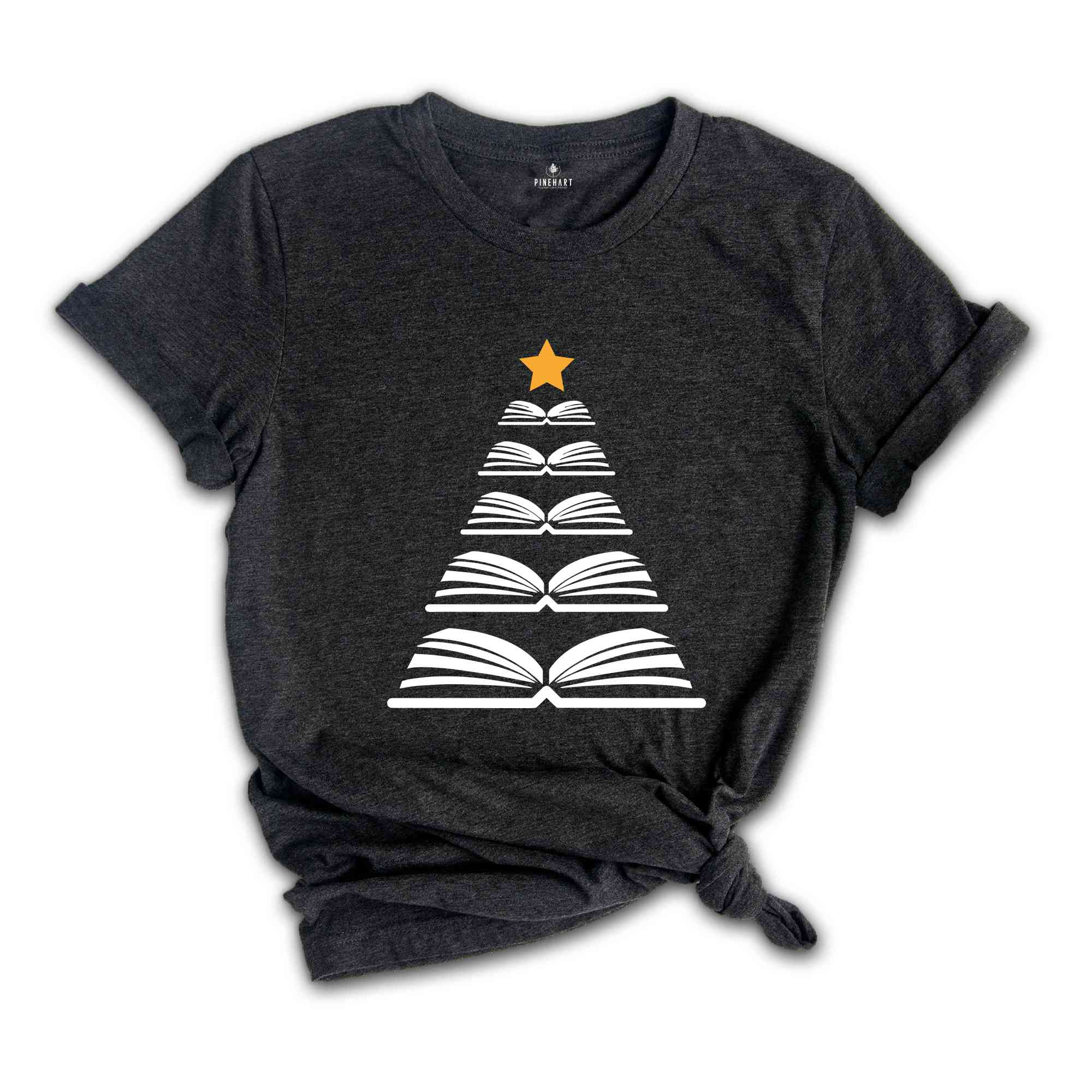 Books Tree Christmas Shirt, Cute Christmas Tee, Christmas Gift, Book Lovers Christmas Gift, Bookworm Christmas Shirt, Gift For Teachers