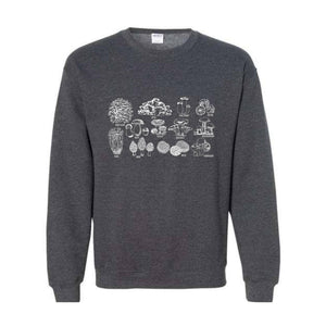 Vintage Mushroom Sweatshirt, Nature Lover Sweatshirt, Mushroom Collector Sweatshirt, Gardener Sweatshirt, Cottage Core Sweatshirt