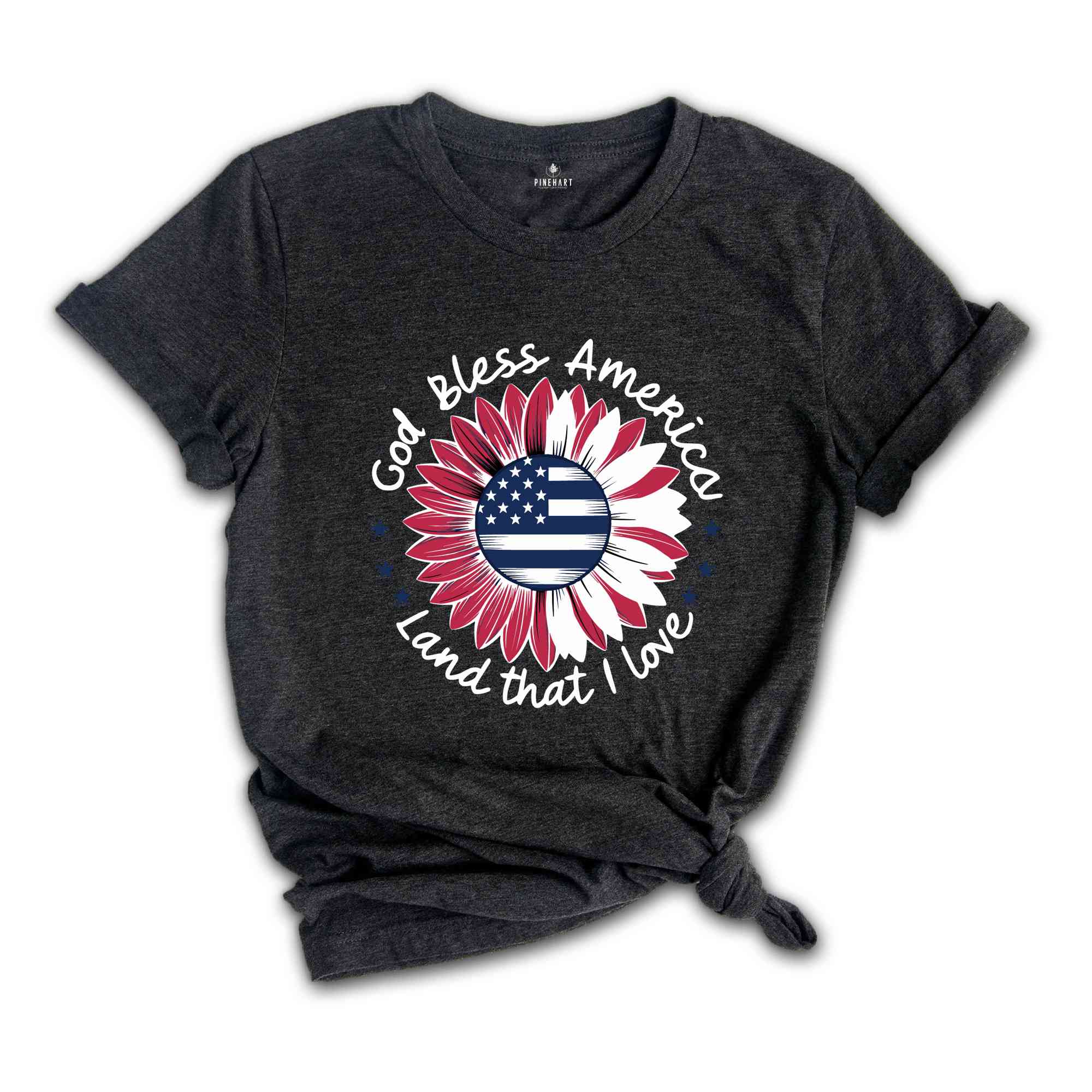 God Bless America Land That I love 4th Of July Shirt, 4th of July Sunflower Shirt,Freedom Shirt,Fourth Of July Shirt,Patriotic Shirt