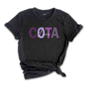 Custom COTA Nurse Name Shirt, Certified Occupational Therapy Assistant Shirt, Custom COTA Graduation Gift, OT Assistant Gift